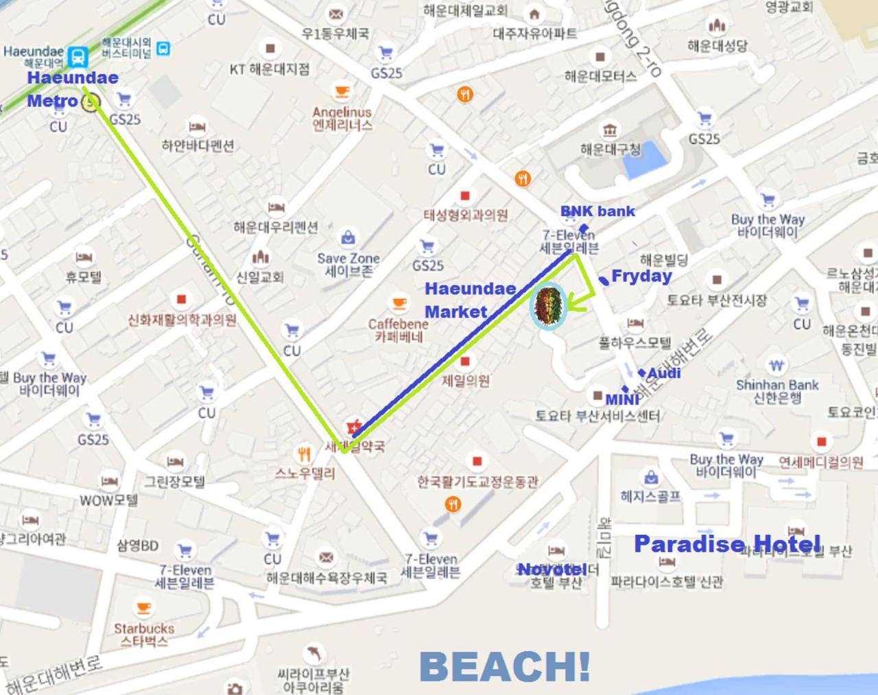 Backpackers' House Hotel Busan Luaran gambar